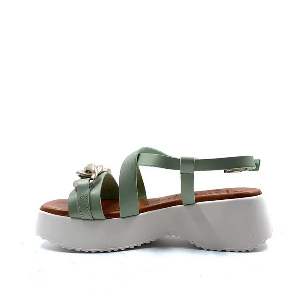 Γυναικεία Ανατομική Πλατφόρμα 5195 Φυστικί (Alga)