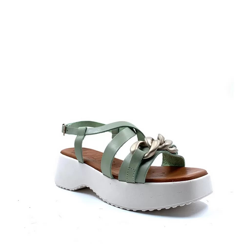 Γυναικεία Ανατομική Πλατφόρμα 5195 Φυστικί (Alga)