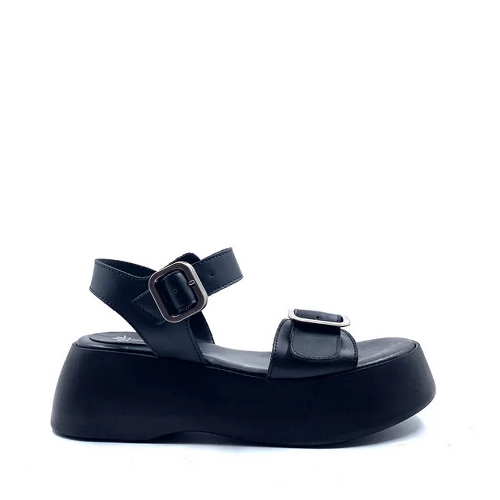 Γυναικείες Πλατφόρμες Δερμάτινες 280 Black
