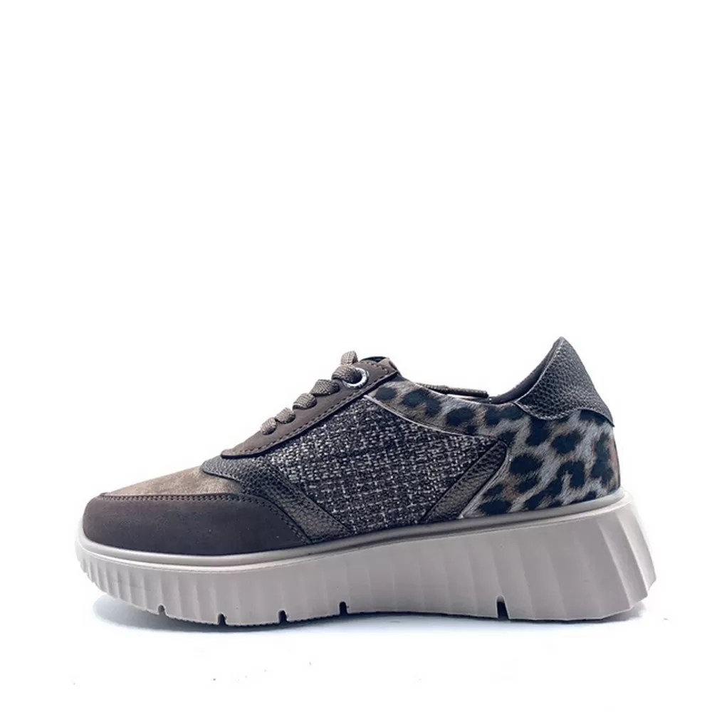 Γυναικεία Sneakers 25M634 Πούρο-Λεοπαρ Taupe
