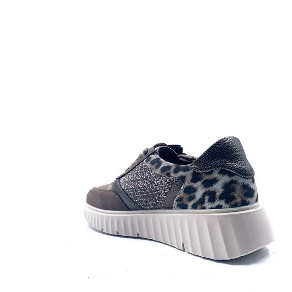 Γυναικεία Sneakers 25M634 Πούρο-Λεοπαρ Taupe