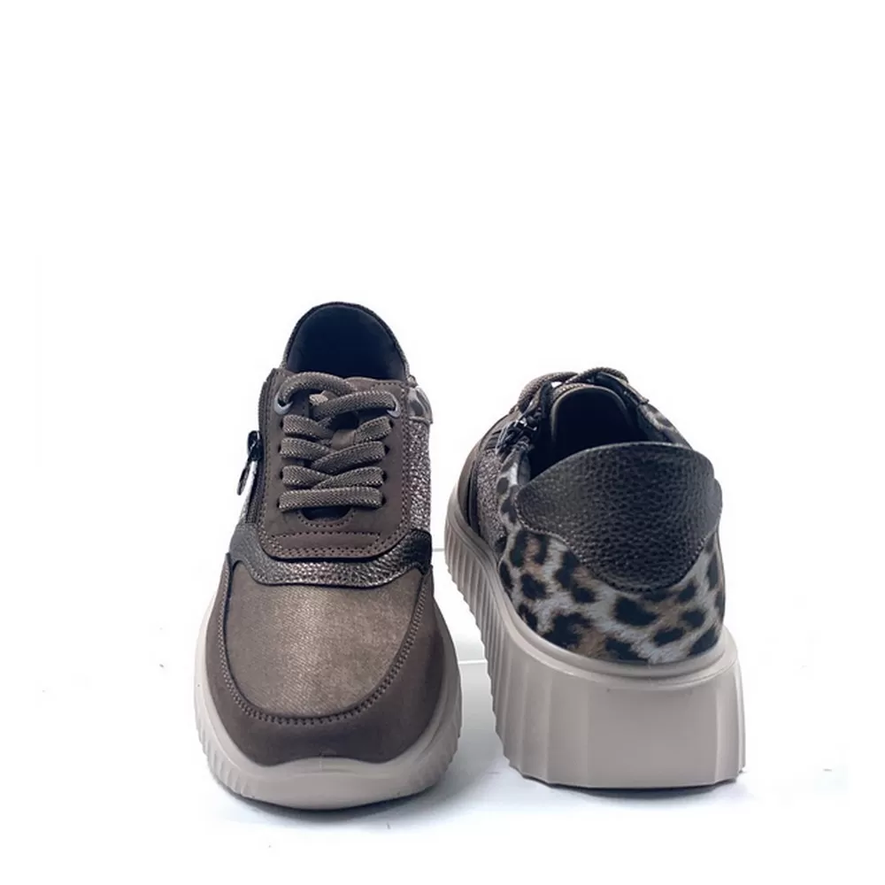 Γυναικεία Sneakers 25M634 Πούρο-Λεοπαρ Taupe