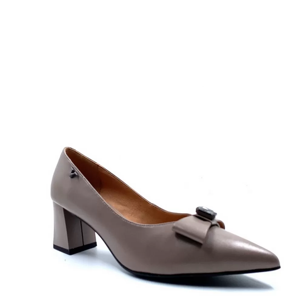 Δερμάτινες Γόβες Αφρώδες Πατάκι AM 1848-3211 Abbigliamento Sportivo Srl Taupe