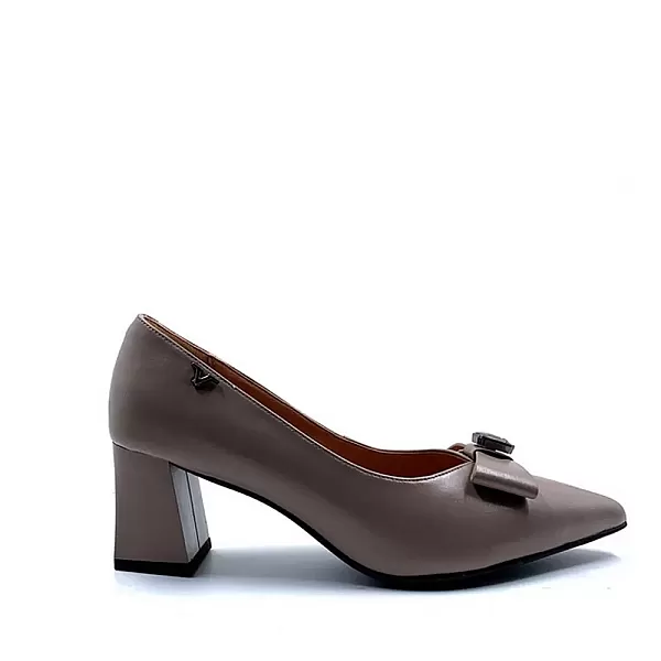 Δερμάτινες Γόβες Αφρώδες Πατάκι AM 1848-3211 Abbigliamento Sportivo Srl Taupe