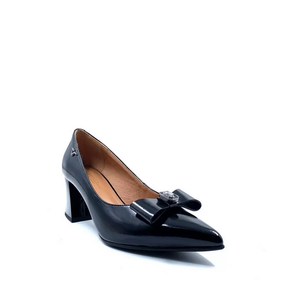 Δερμάτινες Γόβες Αφρώδες Πατάκι AM 1848-3211 Abbigliamento Sportivo Srl Black