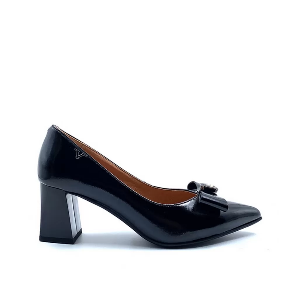 Δερμάτινες Γόβες Αφρώδες Πατάκι AM 1848-3211 Abbigliamento Sportivo Srl Black