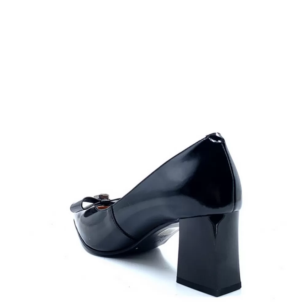 Δερμάτινες Γόβες Αφρώδες Πατάκι AM 1848-3211 Abbigliamento Sportivo Srl Black