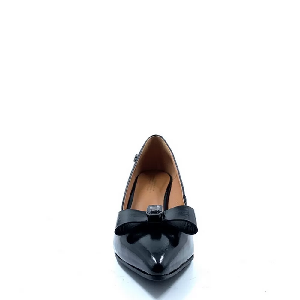 Δερμάτινες Γόβες Αφρώδες Πατάκι AM 1848-3211 Abbigliamento Sportivo Srl Black