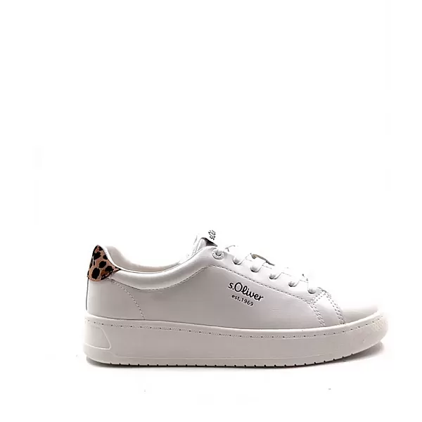 Γυναικεία Sneakers Λευκό-Λεοπάρ 2177817-01Ε7 White Leo