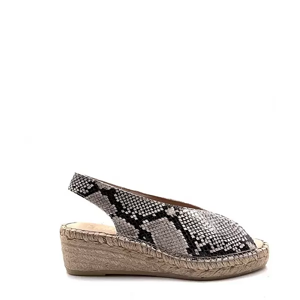Γυναικείες Δερμάτινες Εσπαντρίγιες 603067 σε Δέρμα Φίδι Moreda