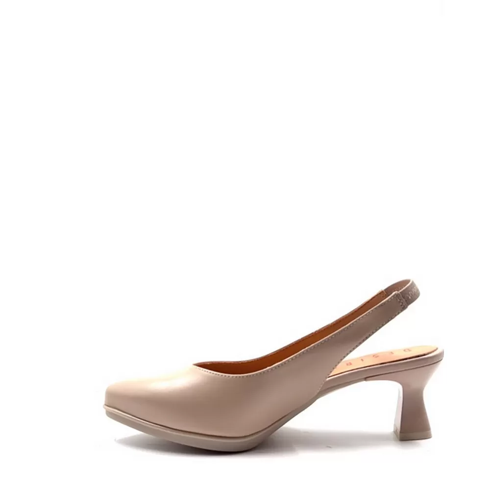 Γυναικείες Δερμάτινες Γόβες Maca2 σε Μπεζ Χρωματισμό