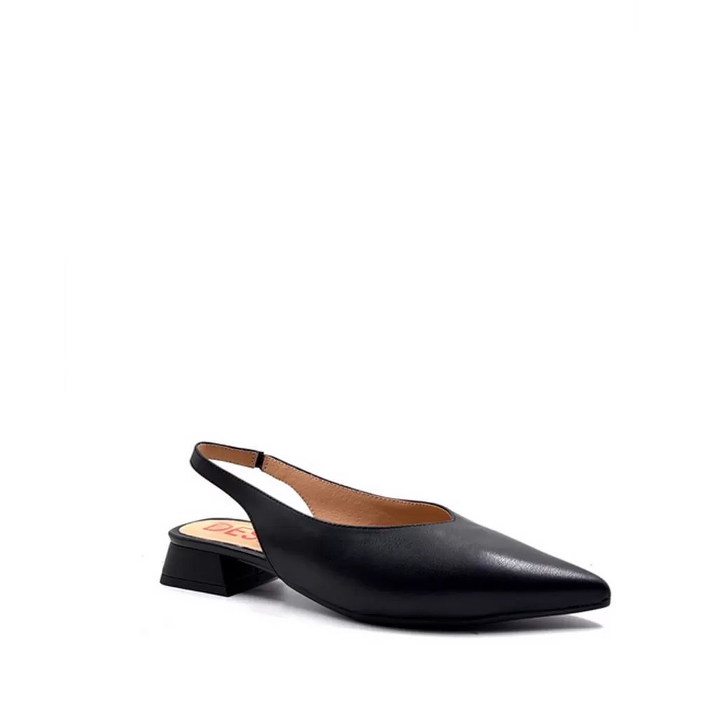 Γυναικείες Γόβες Δερμάτινες Dali15 σε Μαύρο Χρωματισμό