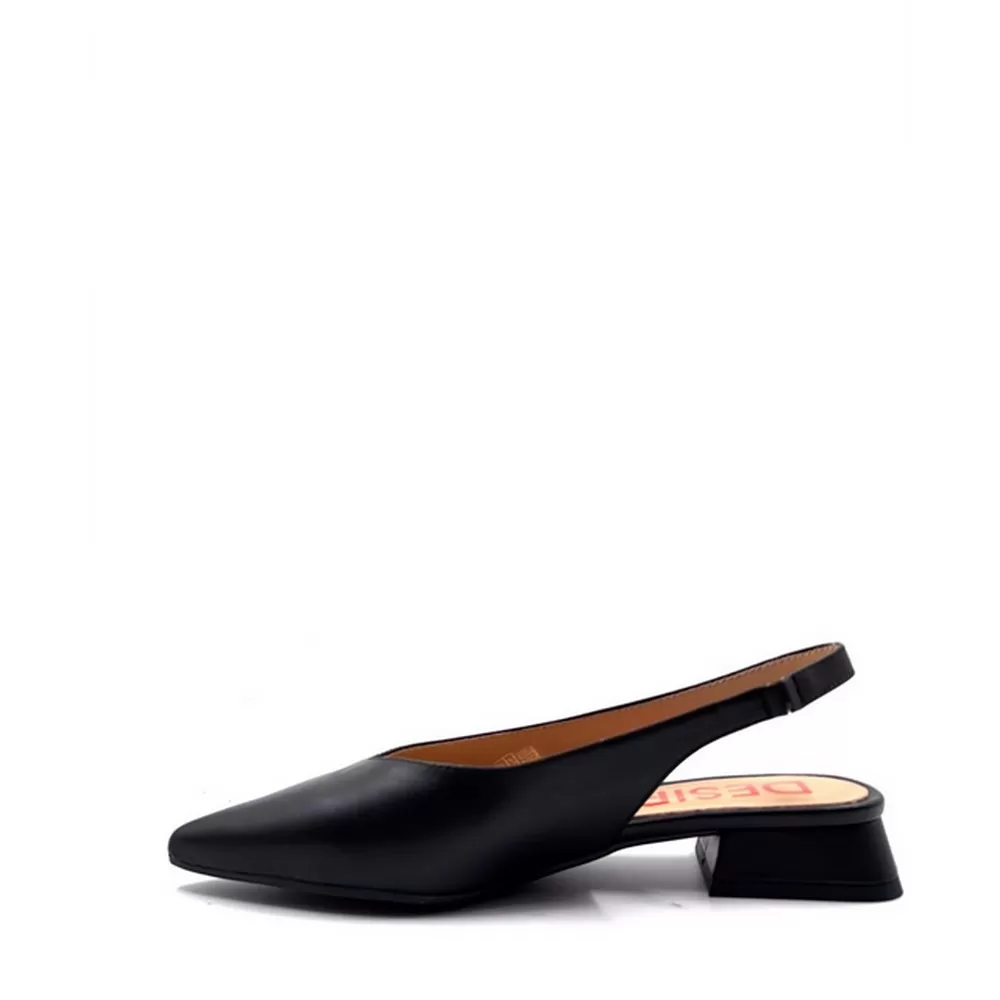 Γυναικείες Γόβες Δερμάτινες Dali15 σε Μαύρο Χρωματισμό