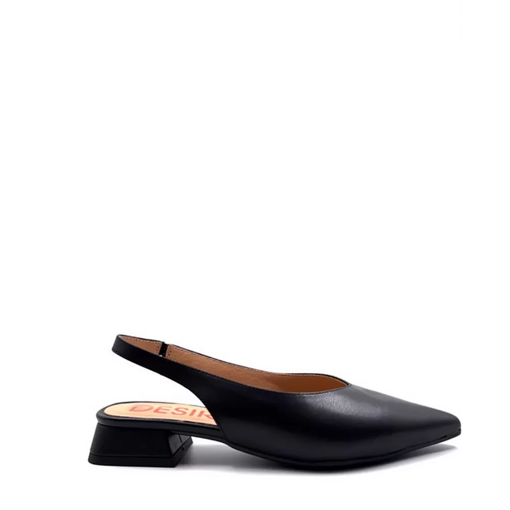 Γυναικείες Γόβες Δερμάτινες Dali15 σε Μαύρο Χρωματισμό