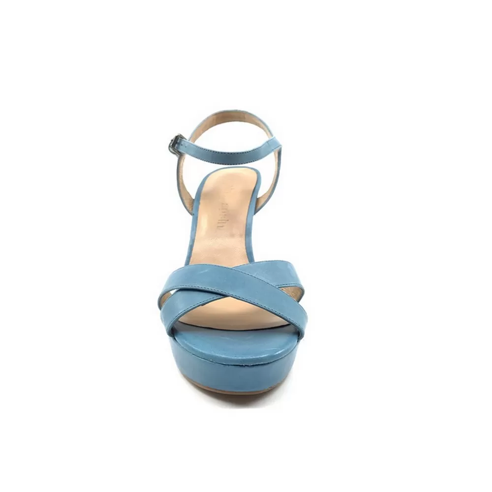 Γυναικεία Πέδιλα  10628 Μπλε Σιέλ