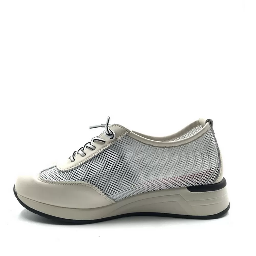 Γυναικεία Sneakers L-3755 σε Λευκό Χρωματισμό (Blanco)