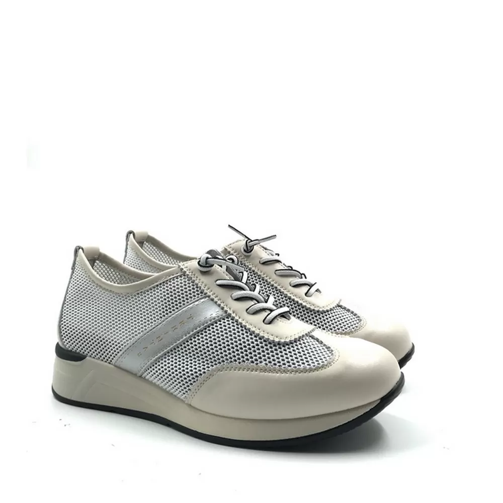 Γυναικεία Sneakers L-3755 σε Λευκό Χρωματισμό (Blanco)