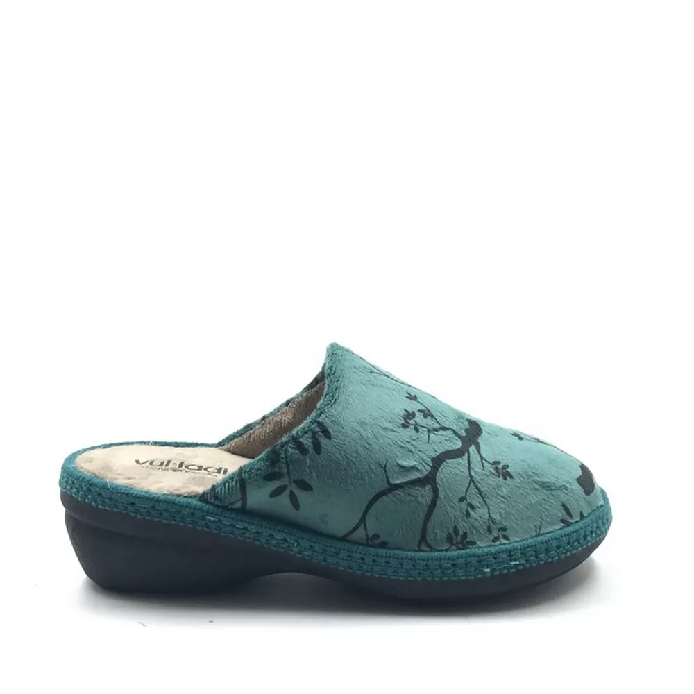 Γυναικείες Παντόφλες 5951-140 σε Τιρκουάζ Χρωματισμό (Alaska Petunia-Rama)