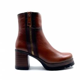 Γυναικεία Ankle Μποτάκια Safe D9413 Cuero Dorking by Fluchos