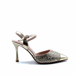 Γυναικείες Γόβες Am Na164-E525  Gold Versace 19V69