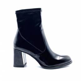 Γυναικεία Ankle  1-25357-41 018 Black Patent Tamaris