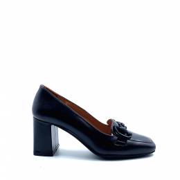 Γυναικείες Γόβες u63002 σε Δέρμα Μαύρο Χρωνατισμό (Black Leather) Utopia Sandals