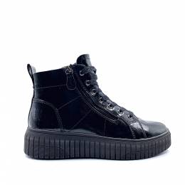 Γυναικεία Ανατομικά Μποτάκια 8-25260-41-018   (Black Patent)