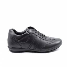 Ανδρικά Sneaker 60660 1968/011 Δερμάτινα Μαύρου Χρώματος Imac